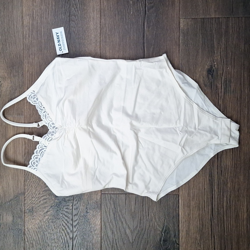 NWT Old Navy Lace Camisole Body Suit with Snap Closure in XS